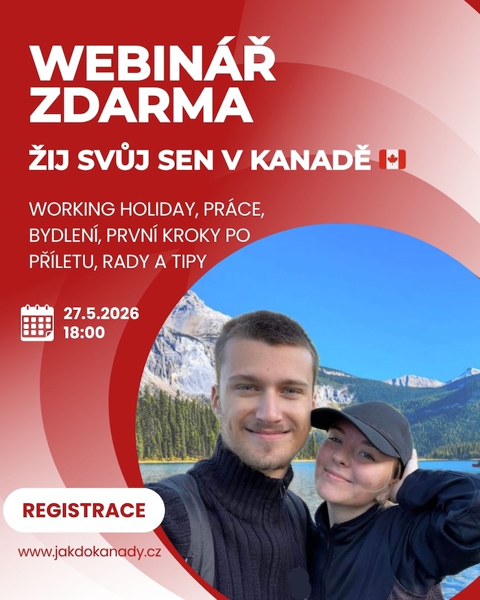 webinář zdarma Žij svůj sen v Kanadě