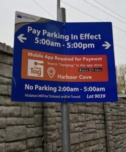 parking hangtag