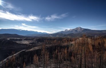 spáleniště v Kanadě