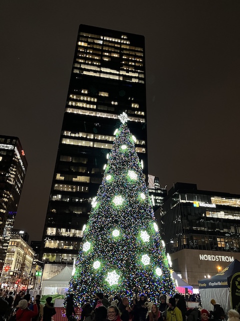 Vánoční stromek ve Vancouveru