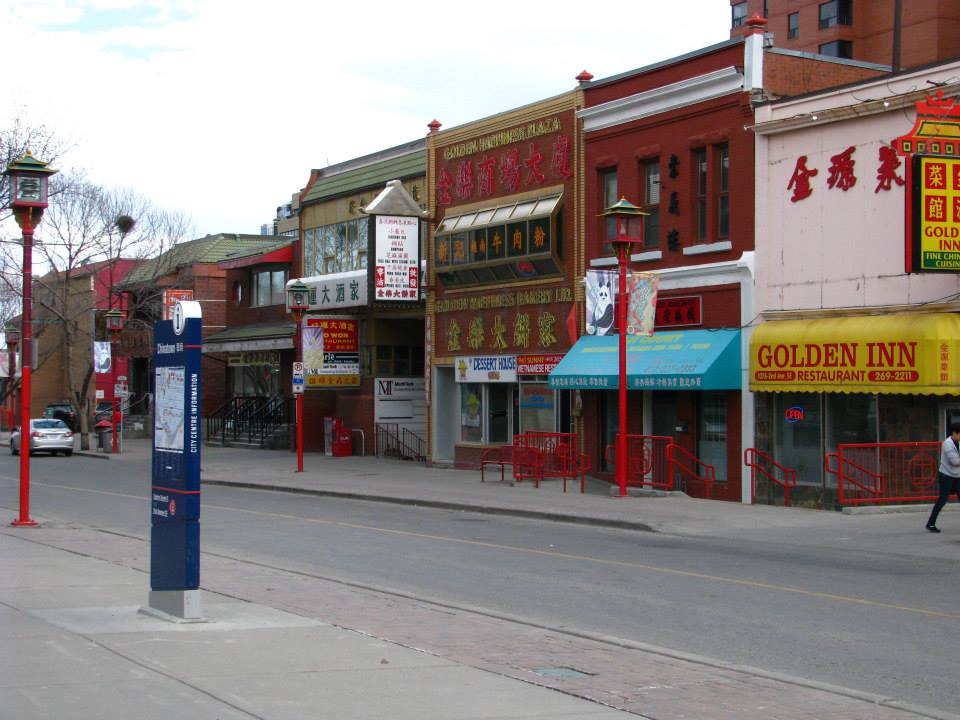 Čínská čtvrť v Calgary downtown